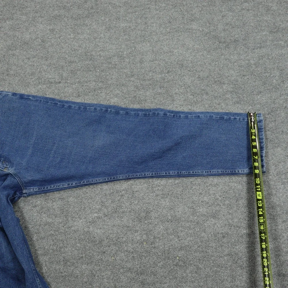 Wrangler Jeans Mens 40x32‎ Blue Premium Quality Straight Leg Comfort Stretch